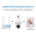 thumbnail image 4 of Cámara De Seguridad Foco Wifi Espía Giratoria 360 Kit 18pzs Color Blanca, 4 of 8