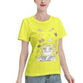 thumbnail image 2 of T-Shirt Basique à Manches Courtes pour Femmes Sailor Moon Lièvre Lunaire, 2 of 6