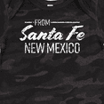thumbnail image 4 of Inktastic From Santa Fe New Mexico in White Distressed Text Boys or Girls Baby Bodysuit, 4 of 5