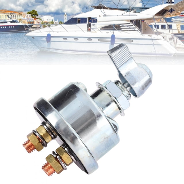 Battery Disconnect Switch, On-off Leakage Switch Off Switch 12v, For Atv Utv Battery Banks Ship Boat