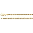 thumbnail image 2 of 14K Yellow Gold 2.5mm Diamond Cut Rope 20" Chain, 2 of 2