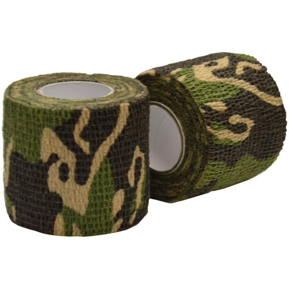 Pet Flex Elastic Waterproof Bandage Camo Adhesive Cloth Tape 2PCK