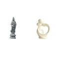 thumbnail image 1 of Estatua Abstracta De Guan Yin Para Amantes, Figura Artística De Buda Femenino, Escultura De Resina, Regalo Tradicional Para Estantería, Armario, Escritorio, Hogar, Aniversario., 1 of 8