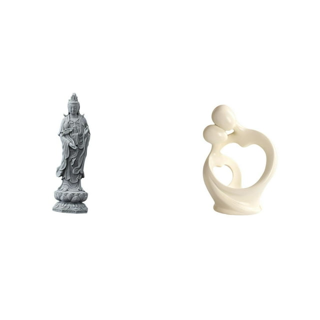Estatua Abstracta De Guan Yin Para Amantes, Figura Artística De Buda Femenino, Escultura De Resina, Regalo Tradicional Para Estantería, Armario, Escritorio, Hogar, Aniversario.