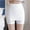 White, variant on Spandex Shorts Women Sevevn Women's Compartment Pants With Slip Light Lifting Buttocks And Seamless Shorts
