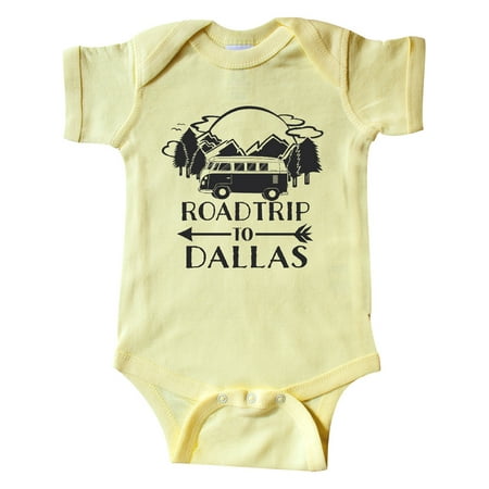 

Inktastic Road Trip To Dallas Gift Baby Boy or Baby Girl Bodysuit