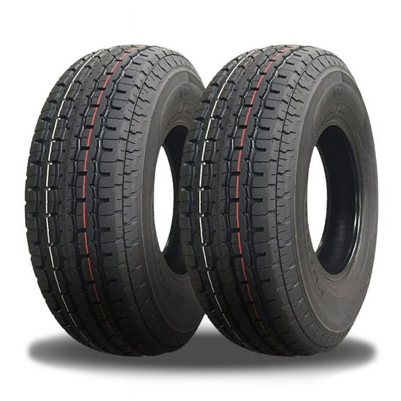 2 Supermax STM-1 ST235/80R16 123/119L 10 PLY Auto/Boat/Travel Trailer ST Tires STR-4006-LH / 235/80/16 / 2358016