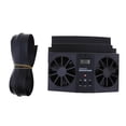 thumbnail image 2 of Ventilador Del Radiador Del Extractor Del Respiradero Del Respiradero de La Ventilación Del Coche con Ventilación negro CUTICAT Ventilador de escape de aire del automóvil, 2 of 8