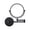 Black, variant on WanKaMom Foldable Vanity Mirror with Lights, 8Inch Double-Sided Magnification, Rechargeable Battery Operated, 360° Adjustable Rotation for Bathroom Use, No Bulbs Included