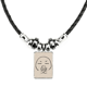 thumbnail image 1 of cruel negativa negro patron de collar a mano colgante de cuerda de cuero Unbranded M, 1 of 3