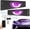 19.3"x4.3"-2PCS, variant on Devil Eyes Light for Windshield, 2PSC - 19.3"x4.3"  Eyes,  Flexible Film Screen for , SUVs & , Programmable  Matrix Panel, App/Remote Control, Custom  Sign, IP65