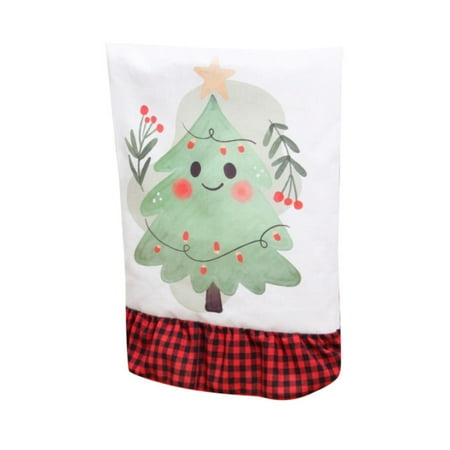 

Pianpianzi Seat Cushions Floral with Ties Bleacher Cushions Stadium Chairs for Bleachers with Back Support Christmas Chair Cover Christmas Ornament Linen Creative Cartoon Print