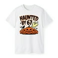 thumbnail image 3 of Halloween Haunted by 67 T-Shirt – Funny Ghost & Pumpkin Costume Tee, Meme-Inspired Spooky Shirt for Men & Women, 3 of 5