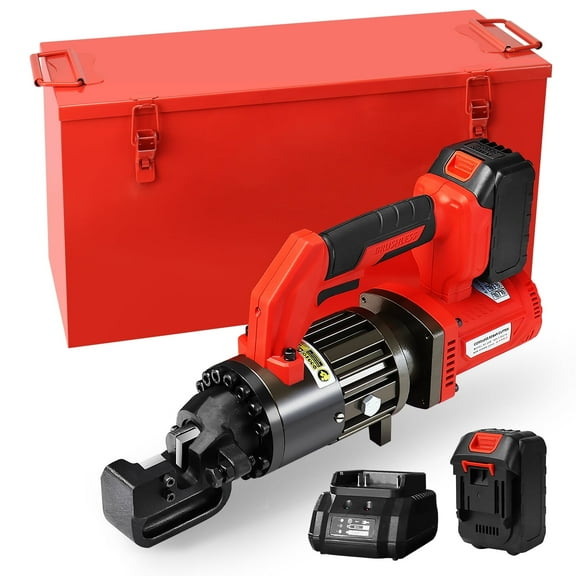 LOSCHEN Cordless Rebar Cutter,Electric Hydraulic Rebar Cutter,Portable Handheld Rebar Cutting Saw,Cutting up to 3/4 Inch #6 4-20mm Rebar(Li-ion Battery Version)