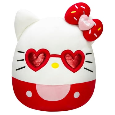Squishmallows Hello Kitty with Glasses Large 14-Inch Plush - Sanrio Ultrasoft Stuffed Animal Large Plush Toy, Official Jazwares Plush - Gift for Kids, Girls & Boys