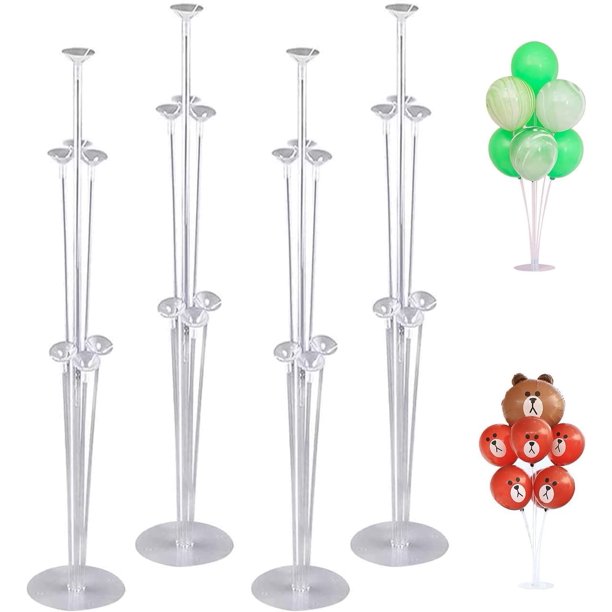 Balloon Stand Kit,Balloons Column Stand Reusable Clear Balloon Holder