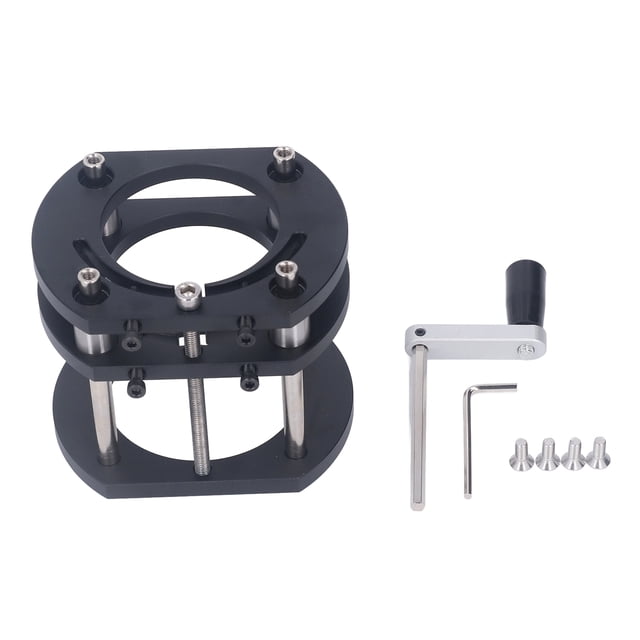Plataforma elevadora para fresadora de 4 mordazas, sistema de elevación para mesa de fresado de metal, para ranurado, espigado, recorte y biselado eléctrico.