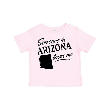 

Inktastic Someone in Arizona Loves Me Gift Toddler Boy or Toddler Girl T-Shirt