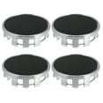 thumbnail image 1 of Unique Bargains 4 Pcs 54mm Dia 9 Clips Car Wheel Tyre Center Hub Caps Cover Silver Tone, 1 of 6