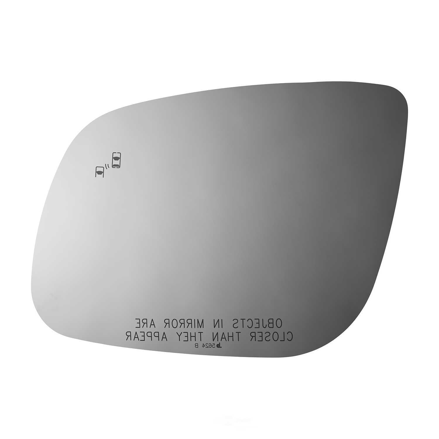 Burco Side View Mirror Replacement Glass - Clear Glass - 5624B