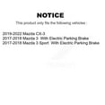 thumbnail image 2 of Transit Auto Rear Disc Brake Rotors and Semi-Metallic Pads Kit for Car Mazda 3 CX-3 Sport K8S-102730, 2 of 11