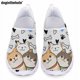 thumbnail image 1 of Zapatos planos casuales Doginthehole para mujer, nuevos y bonitos zapatos de enfermera blancos con diseño de cachorro de dibujos animados, zapatos clásicos de malla transpirables sin cordones, 1 of 5