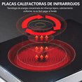 thumbnail image 5 of Estufa Eléctrica Cerámica Malubero Parrilla 3500w Control Tactil Negro, 5 of 5