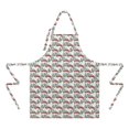 thumbnail image 2 of White Christmas Truck and Tree Apron-Garden Aprons for Women with Pockets-Cotton Linen Waterproof Kitchen Cooking Gardening Aprons Adjustable for Kitchen,Cooking,BBQ and Salon 32"x27", 2 of 7
