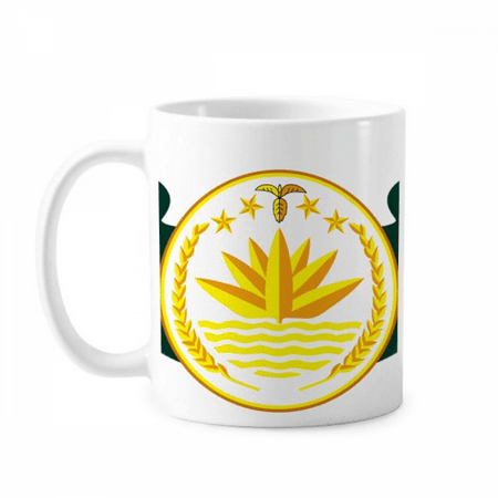 

Bangladesh National Emblem Country Mug Pottery Cerac Coffee Porcelain Cup Tableware