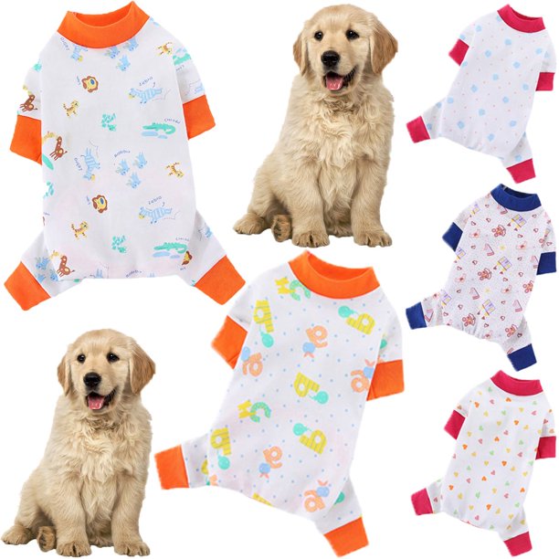 Meidiya Dog Pajamas Cute Puppy Clothes Pet Pjs Soft Onesie for Small