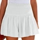 thumbnail image 1 of MKLEKYY Pantalones Cortos para Mujer, de Cintura Alta Elástica, Plisados, con Volantes, Bonitos, Informales y Fluidos para La Playa, 1 of 4