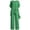 Green, variant on Women's Asymmetric Capelet 2 Piece Pant Suit Round Neck Loose Fit Wide Leg Trousers Elegant Comfortable Outfits for Formal Events Navy XL