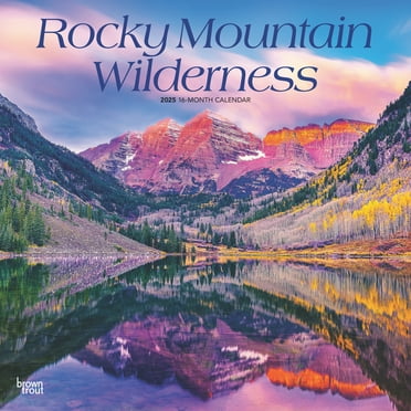 Rocky Mountain Wilderness | 2025 12x24" (Hanging) Wall Calendar | BrownTrout