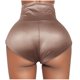 thumbnail image 1 of Pantalones de poliéster para mujer, de cintura alta, moldeadores y levantadores de cadera, de color liso y talla grande., 1 of 5
