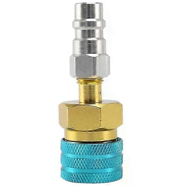 Acoplador rápido de baja presión R1234Yf a R134A, adaptador de manguera R12 a R134A, conector para carga de aire acondicionado de automóvil.
