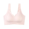 thumbnail image 4 of Sakmal Bralette Women's Bras No Underwire Seamless Pink Comfort Bras for Women 4X, 4 of 5