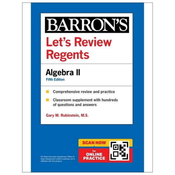 Barron's New York Regents Let's Review Regents: Algebra II, Fifth Edition (Barron's New York Regents), (Paperback)