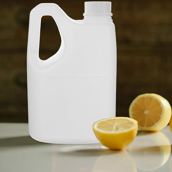 Raindrops Reusable Juice Storage Bottles with Lids for Liquid Storage in Kitchen White Plastic 2pcs 2L