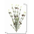 thumbnail image 3 of Admired by Nature ABN4C001-NTRL-2 Seasonal Berry Pine Cone Spray, 3 of 4