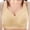 Beige, variant on Women's Lace Wireless Bra with Wide Strap Lace Frame, Longline Underband, Soft Lift Lightly Lined Bra for Everyday Wear