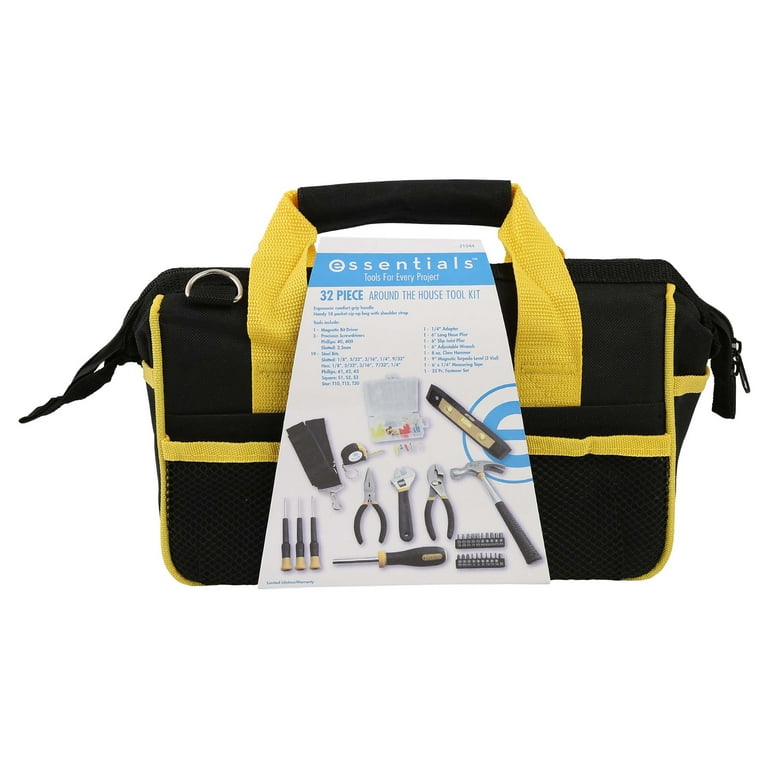 Great Neck 32-Piece Expanded Tool Kit with Bag 21044 - Walmart.com