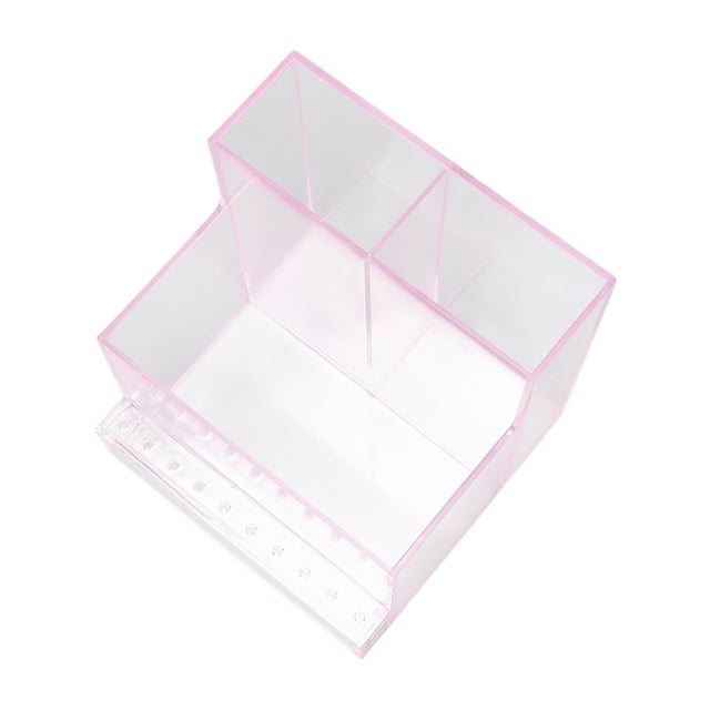 Manicure Tool Storage Box, Abrasion Resistant Exquisite Nail Drill Machine Storage Box For Salon For Cosmetic Brush