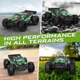 thumbnail image 6 of Allaugh High Speed RC Car, Remote Control Car Toy, 1:22 Scale 2WD off-Road RC Racing Car Truck with Headlight for 3-12Y Kids Adults (Green), 6 of 7