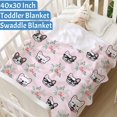 thumbnail image 5 of Bulldogs Baby Blanket Gifts Cozy Soft Swaddle Blanket Boys, Girls, Infant, Newborn Receiving Blankets Christmas Birthday Gifts 40"x30" (Toddler) for Pets, 5 of 6