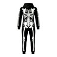 thumbnail image 5 of LILIYA Halloween Skeleton Onesie for Women - Easy Adult Couples Onesie Jumpsuit Long Sleeve Hooded Loungewear for Parties and Photoshoots, 5 of 5