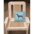 thumbnail image 2 of Carolines Treasures BB3513PW1818 Winter Snowflake German Pinscher Fabric Decorative Pillow, 2 of 2