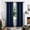 Navy, variant on TOPICK Black Blackout Curtains Solid Grommet Drapes for Bedroom Living Room Dining Room 2 Panels W40" x L84" inch