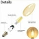 thumbnail image 3 of 12 st E14 Edison Glödlampa, Nuodi LED Ljusfläkt Antik Amber, 3 of 5