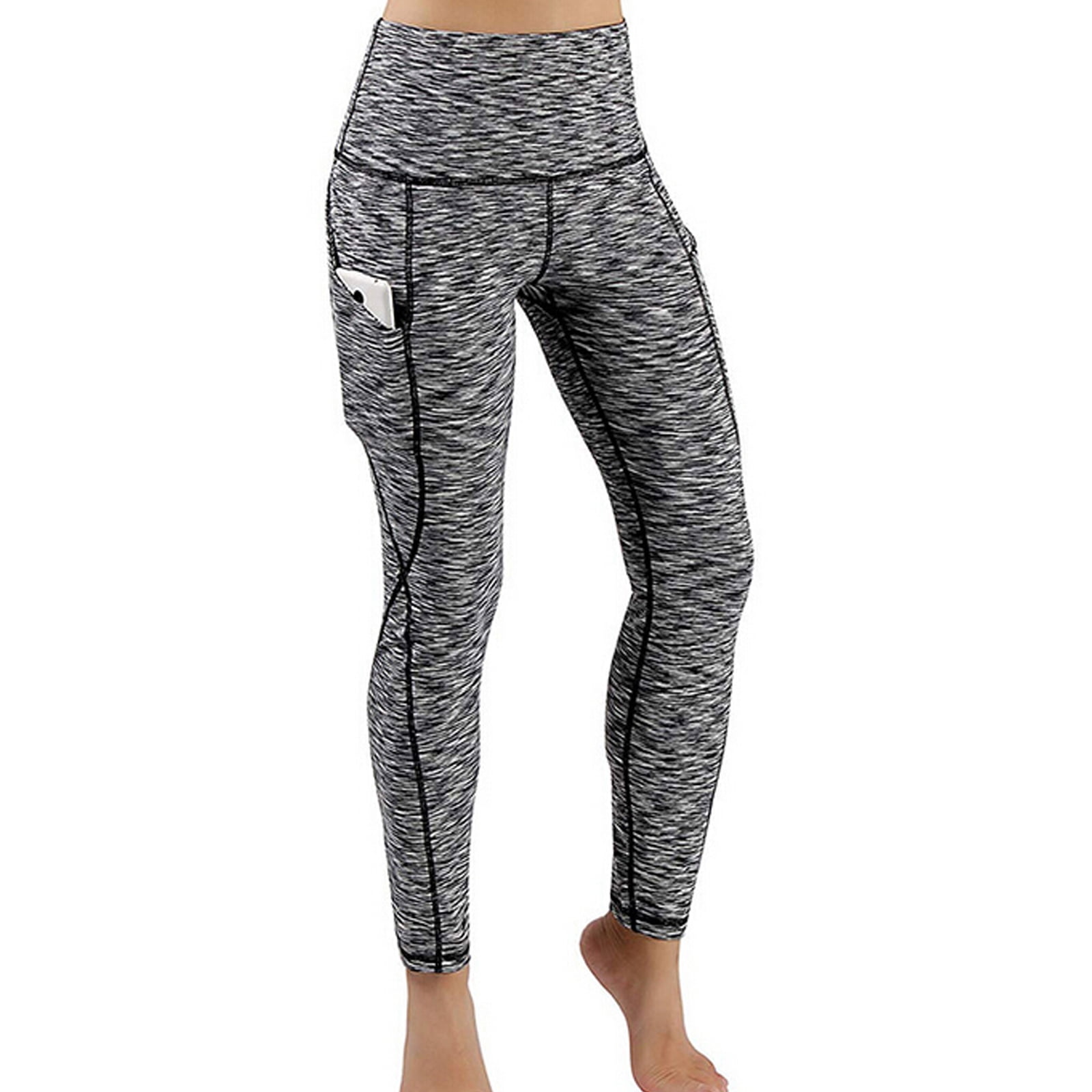 Details about   Womens Capri Yoga Pants Leggings High Waisted With Pockets Gym Fitness Trousers 