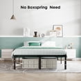 thumbnail image 3 of Sweetcrispy 14 inch Queen Heavy-Duty Metal Bed Frame, Platform Frame with Under-Bed Storage, No-Squeak, Easy Assembly, Includes Assembly Kit, 3 of 7